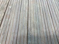 Azobé paal geschaafd gepunt 200x6,5x6,5 cm (91x) - afbeelding 3 van  7