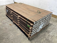 Azobé paal geschaafd gepunt 200x6,5x6,5 cm (91x) - afbeelding 1 van  6