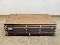 Azobé paal geschaafd gepunt 200x6,5x6,5 cm (91x) - afbeelding 2 van  6