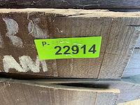 Azobé paal geschaafd met punt 250x6,5x6,5 cm (84x) - afbeelding 4 van  4