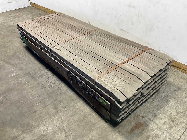 Azobé paal geschaafd met punt 250x6,5x6,5 cm (84x) - afbeelding 2 van  7