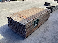 Azobè paal hardhout 50x50x2000mm (200x) - afbeelding 3 van  5