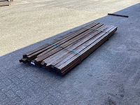 Azobè paal hardhout 70x70x3000mm (25x) - afbeelding 2 van  5