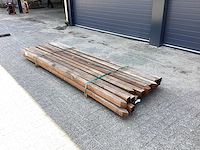 Azobè paal hardhout 70x70x3000mm (25x) - afbeelding 3 van  5