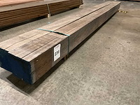 Azobe palen 150x150 mm (2x) - afbeelding 1 van  5