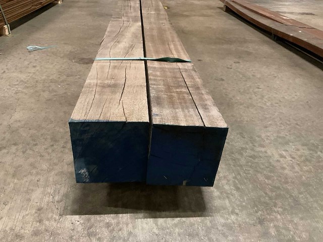 Azobe palen 150x150 mm (2x) - afbeelding 2 van  5