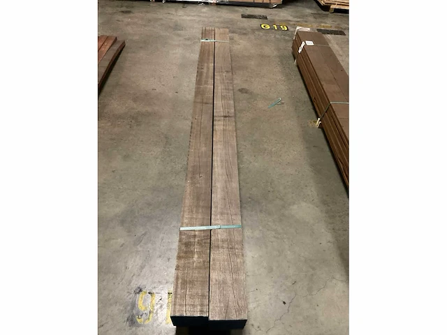 Azobe palen 150x150 mm (2x) - afbeelding 5 van  5