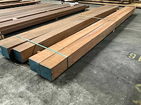 Azobe palen 150x150 mm (5x) - afbeelding 3 van  5