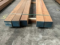 Azobe palen 150x150 mm (5x) - afbeelding 4 van  5