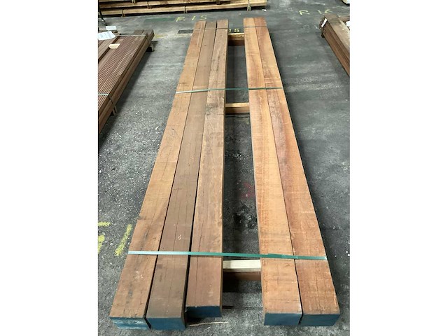 Azobe palen 150x150 mm (5x) - afbeelding 5 van  5