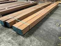 Azobe palen 150x150 mm (5x) - afbeelding 3 van  5