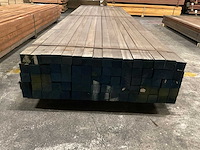 Azobe palen 60x60 mm (80x) - afbeelding 2 van  5