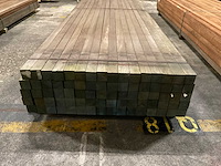 Azobe palen 60x60 mm (80x) - afbeelding 4 van  5