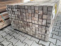 Azobé palen fijnbezaagd gepunt 2750x60x60mm (80x) - afbeelding 3 van  3