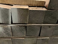 Azobe palen geschaafd 85x85 mm (39x) - afbeelding 6 van  6