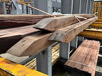 Azobé palen geschaafd diverse afmetingen (8x) - afbeelding 2 van  3