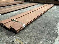 Azobe planken 35x230 mm geschaafd (5x)