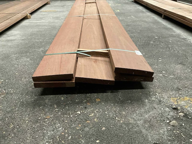 Azobe planken 35x230 mm geschaafd (5x) - afbeelding 2 van  6