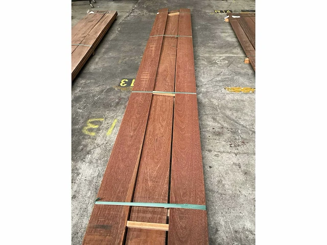 Azobe planken 35x230 mm geschaafd (5x) - afbeelding 5 van  6