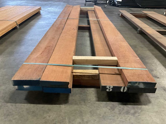 Azobé planken 50x200 mm (7x) - afbeelding 4 van  5