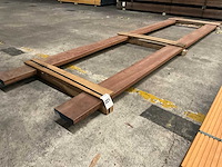 Azobe planken geschaafd 45x190 mm (2x) - afbeelding 1 van  4