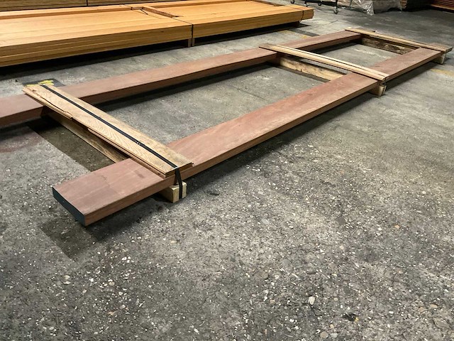 Azobe planken geschaafd 45x190 mm (2x) - afbeelding 2 van  4
