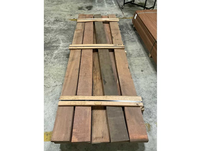 Azobe planken geschaafd 45x190 mm (9x) - afbeelding 5 van  6