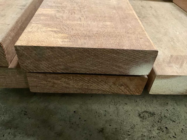 Azobe planken geschaafd 45x190 mm (9x) - afbeelding 6 van  6
