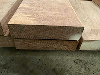 Azobe planken geschaafd 45x190 mm (9x) - afbeelding 6 van  6