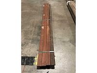 Azobe regels 40x85 mm geschaafd (4x) - afbeelding 5 van  5