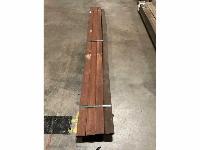 Azobe regels 40x85 mm geschaafd (4x) - afbeelding 5 van  5