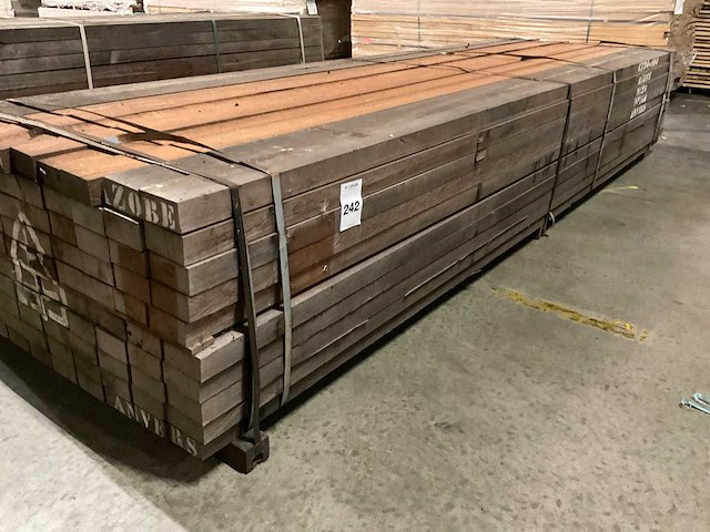 Azobe regels 50x100 mm (100x) - afbeelding 1 van  5