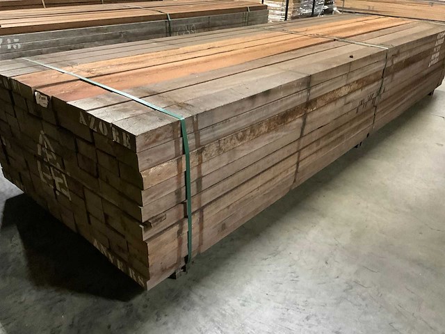 Azobe regels 50x100 mm (100x) - afbeelding 3 van  5