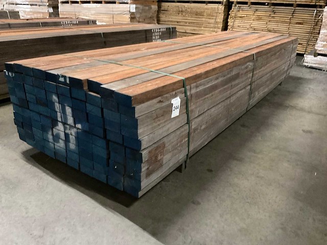 Azobe regels 50x100 mm (100x) - afbeelding 1 van  1