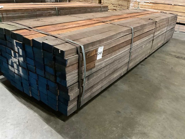 Azobe regels 50x100 mm (100x) - afbeelding 1 van  2
