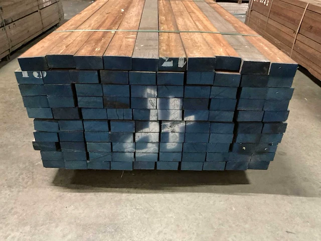 Azobe regels 50x100 mm (100x) - afbeelding 2 van  5