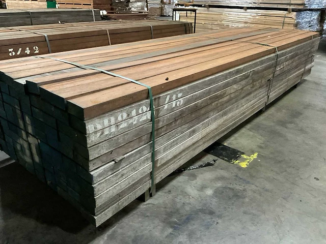 Azobe regels 50x100 mm (100x) - afbeelding 3 van  5