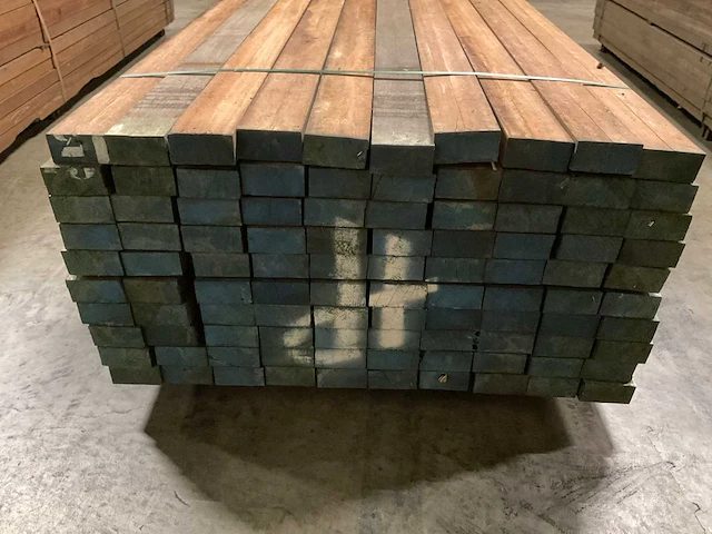 Azobe regels 50x100 mm (100x) - afbeelding 4 van  5