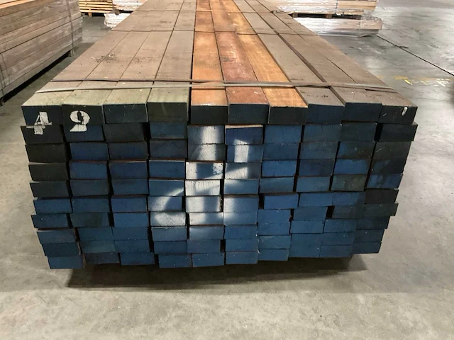 Azobe regels 50x100 mm (100x) - afbeelding 2 van  5