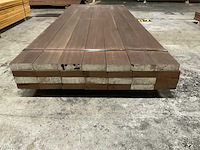 Azobe regels geschaafd 45x140 mm (28x) - afbeelding 2 van  6