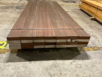 Azobe regels geschaafd 45x140 mm (28x) - afbeelding 4 van  6