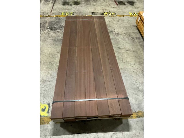 Azobe regels geschaafd 45x140 mm (28x) - afbeelding 5 van  6