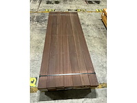 Azobe regels geschaafd 45x140 mm (28x) - afbeelding 5 van  6