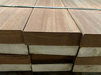 Azobe regels geschaafd 45x140 mm (28x) - afbeelding 6 van  6