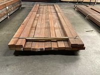 Azobé regels geschaafd 45x90 mm (15x) - afbeelding 4 van  6