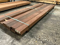 Azobe vlonderdelen 45x140 mm (16x) - afbeelding 3 van  6