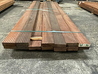 Azobe vlonderdelen 45x140 mm (16x) - afbeelding 4 van  6