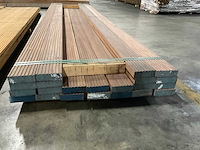 Azobe vlonderdelen 45x140 mm (22x) - afbeelding 1 van  3
