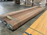 Azobe vlonderdelen 45x140 mm (22x) - afbeelding 4 van  4