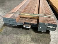 Azobe vlonderdelen 45x140 mm (22x) - afbeelding 2 van  3